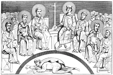 Commémoration du deuxième concile de Nicée, IXe-Xe siècle, 1849