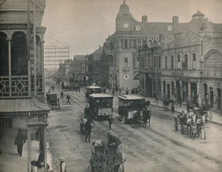 Commissioner Street, Johannesburg, vers 1900