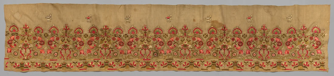Bordure de jupe complète, 1700s