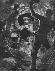 Achèvement du tunnel du Saint-Gothard sous les Alpes, 1880