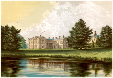 Compton Verney, Warwickshire, maison de Lord Willoughby de Broke, vers 1880