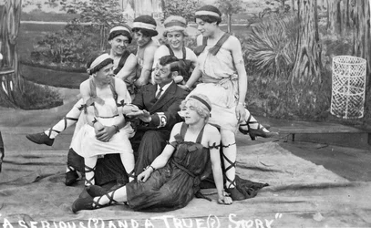 Concert sur le HMS Royal Oak, c.1915 (photo n/b)