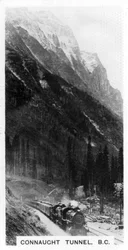 Tunnel de Connaught, Colombie-Britannique, Canada, vers 1920