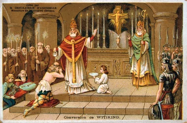 Conversion de Witikind, 785 après J.-C., 19e siècle