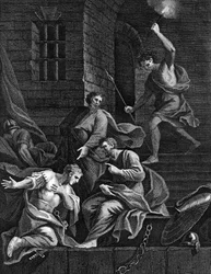 Conversion du geôlier, 1815