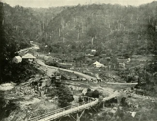 Mines de cuivre, Walhalla, 1901