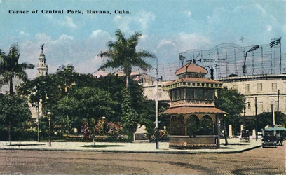 Coin de Central Park, La Havane, Cuba, vers 1910