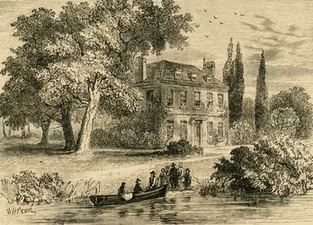 Maison Corney, en 1760, vers 1878