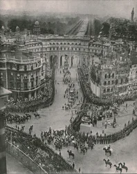 Couronnement du roi George V et de la reine Mary, Londres, 1911.