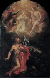 Couronnement de la Vierge avec Saint Jean-Baptiste