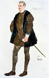 Conception de costume pour Belmonte, vers 1913