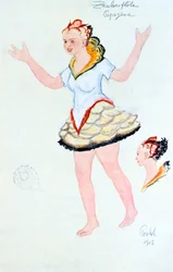 Costume pour Papegena, 1913