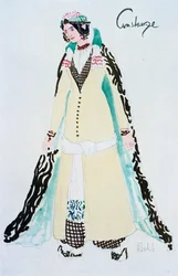 Costume pour Constanze, vers 1913