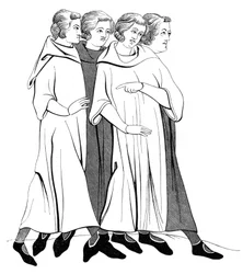 Costumes de la bourgeoisie, 13ème siècle 1849