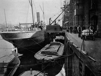 Cottons Wharf, Tooley Street, Londres, vers 1900