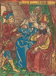 Conseil des grands prêtres, vers 1490