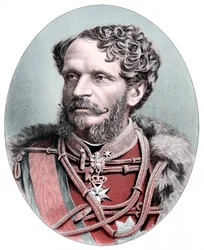Comte Julius Andrassy, 1823-1890, homme d