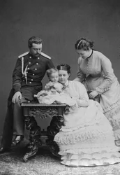 Comte Sergei Sheremetev et Comtesse Ekaterina Sheremeteva et famille, années 1870