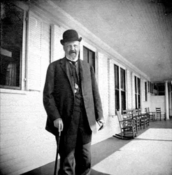 Comte Sergei Yulyevich Witte, Premier ministre russe, lors de son voyage aux USA, 1905