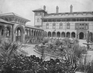 Cour de Ponce de Leon, St. Augustine, Floride, vers 1897