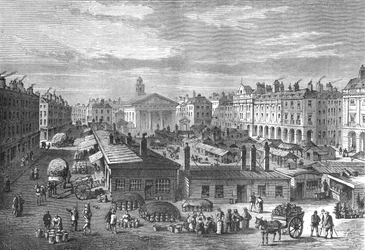 Marché de Covent Garden, c1820, 1897
