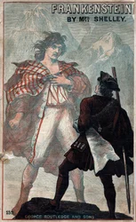 Couverture de Frankenstein, par Mary Shelley, fin du XIXe siècle