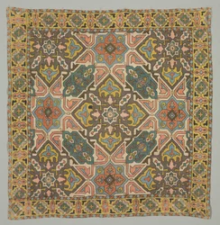Couverture avec motif géométrique, 1800s