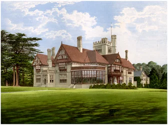 Cowdray Park, Sussex, résidence du Comte d