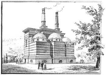Crématorium, cimetière du Père-Lachaise, Paris, 1888