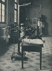 Crookes, Röntgen et Finsen - Utilisant l