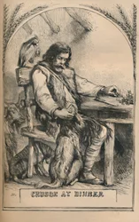 Crusoe au dîner, vers 1870