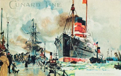 Cunard Line, débarcadère, Liverpool