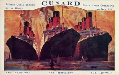 Paquebots de la Cunard, années 1920