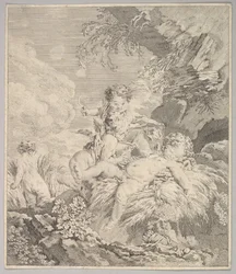 Cupidons se chatouillant, 18ème siècle
