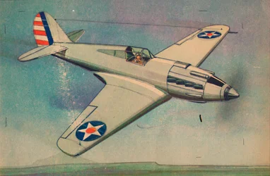 Curtis X.P.40 Monoplan de chasse, vers 1944
