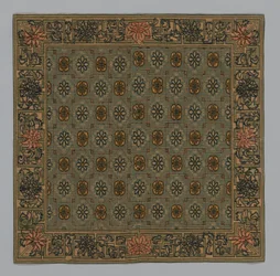 Housse de coussin, Chine, dynastie Qing 1644-1911