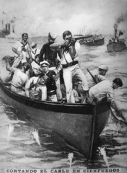 Couper les câbles de Cienfuegos, 1898