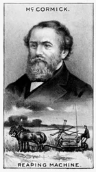 Cyrus Hall McCormick, fermier irlandais américain, inventeur, homme d