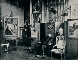 Dagnan dans son atelier