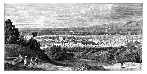 Damas, Syrie, vers 1890