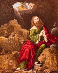 Daniel dans la fosse aux lions