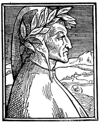 Dante Alighieri 1265-1321, poète italien, 1521