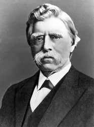 David Edward Hughes, électricien et inventeur anglais, vers 1880