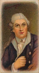 David Garrick 1717-1779, acteur, dramaturge, directeur de théâtre et producteur anglais, 1912