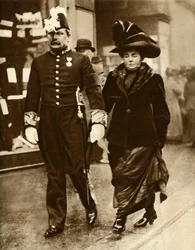 David Lloyd George et sa femme Margaret, 1910, 1935