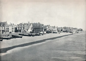Deal - Vue le long de la plage, 1895