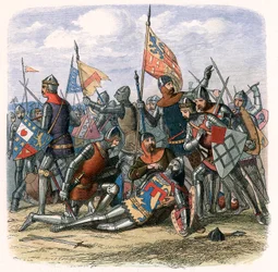 Mort de Henry Percy Harry Hotspur à la bataille de Shrewsbury, 21 juillet 1403, vers 1860