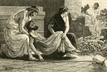 La mort de Pausanias