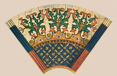 Décoration de la cathédrale de Barcelone, Espagne, 1928