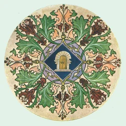 Décoration de la cathédrale de Barcelone, Espagne, 1928